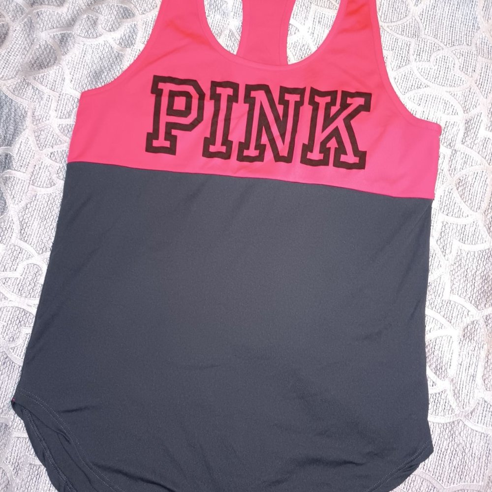 PINK Racerback tank top~New condition